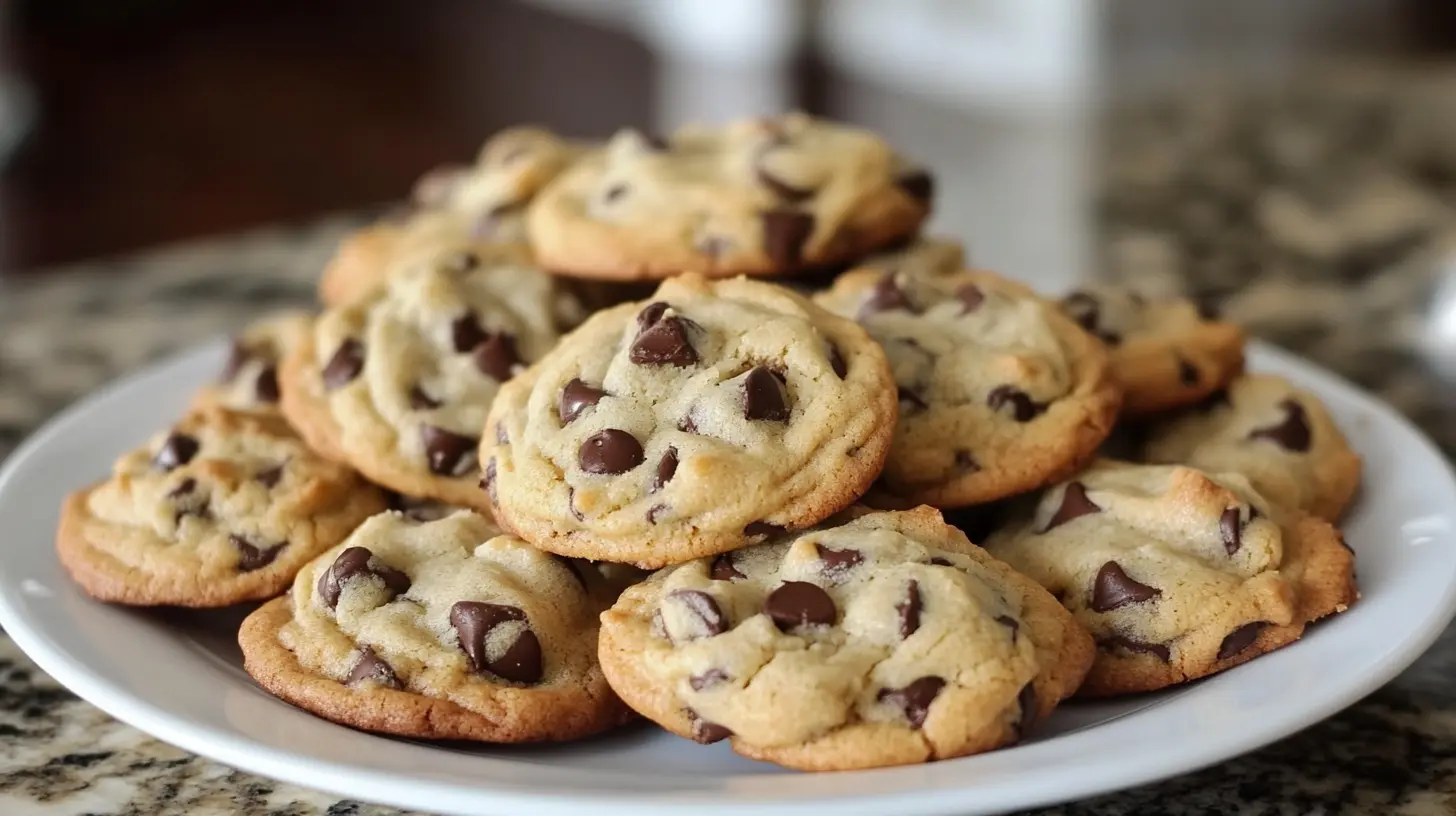 A freshly baked crookie, showcasing distinct layers of fudgy brownie and chewy cookie, served on a wooden board.