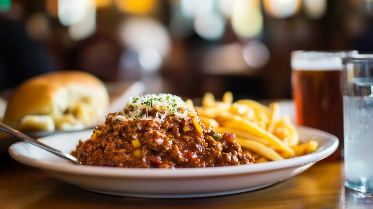 A side-by-side comparison of a classic sloppy joe with ground beef and a Sloppy Jane made with ground turkey, both served on toasted buns.
