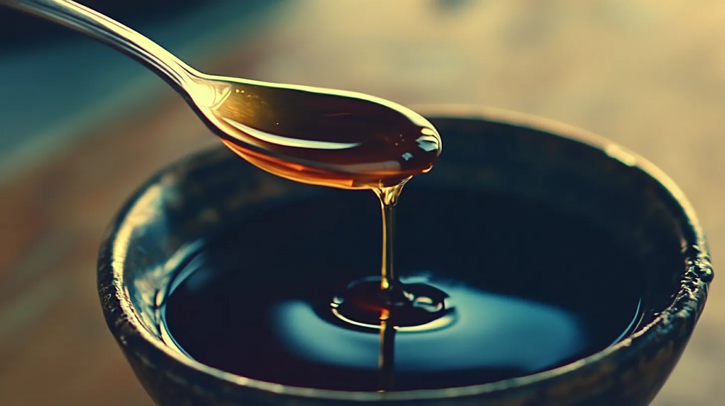 A side-by-side comparison of glycerin and glucose syrup in small bowls, highlighting their differences in texture and appearance.